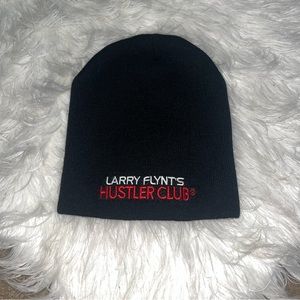NWOT Larry Flynt’s Hustler Club beanie.